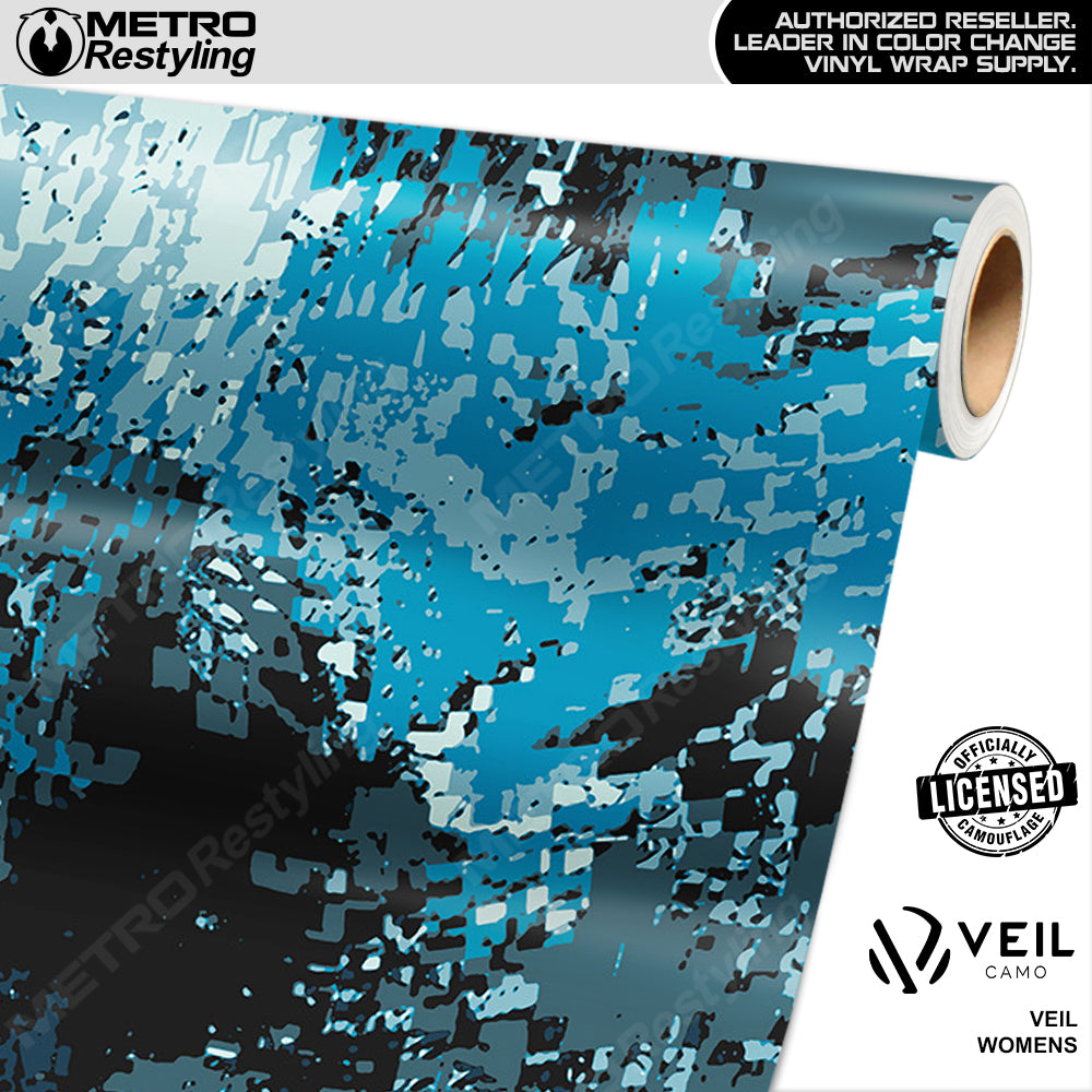 Veil Stryk Womens Camouflage Vinyl Wrap Film