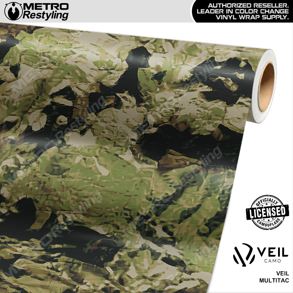 Veil Tac Multitac Camouflage Vinyl Wrap Film