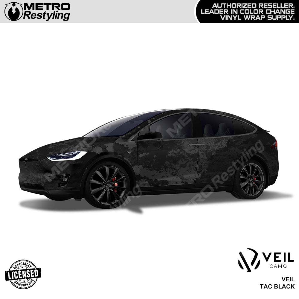 Veil Tac Black Camo Car Wrap