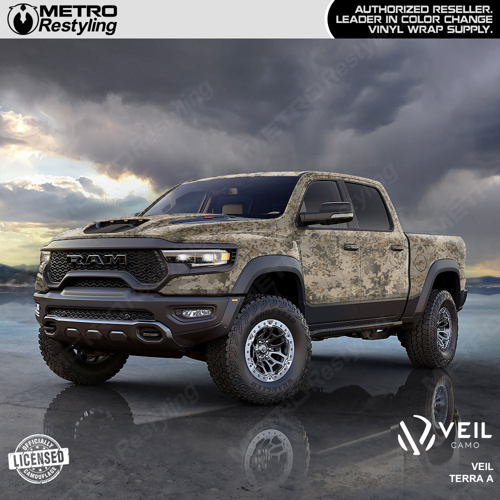 Veil Terra A Camo Truck Wrap