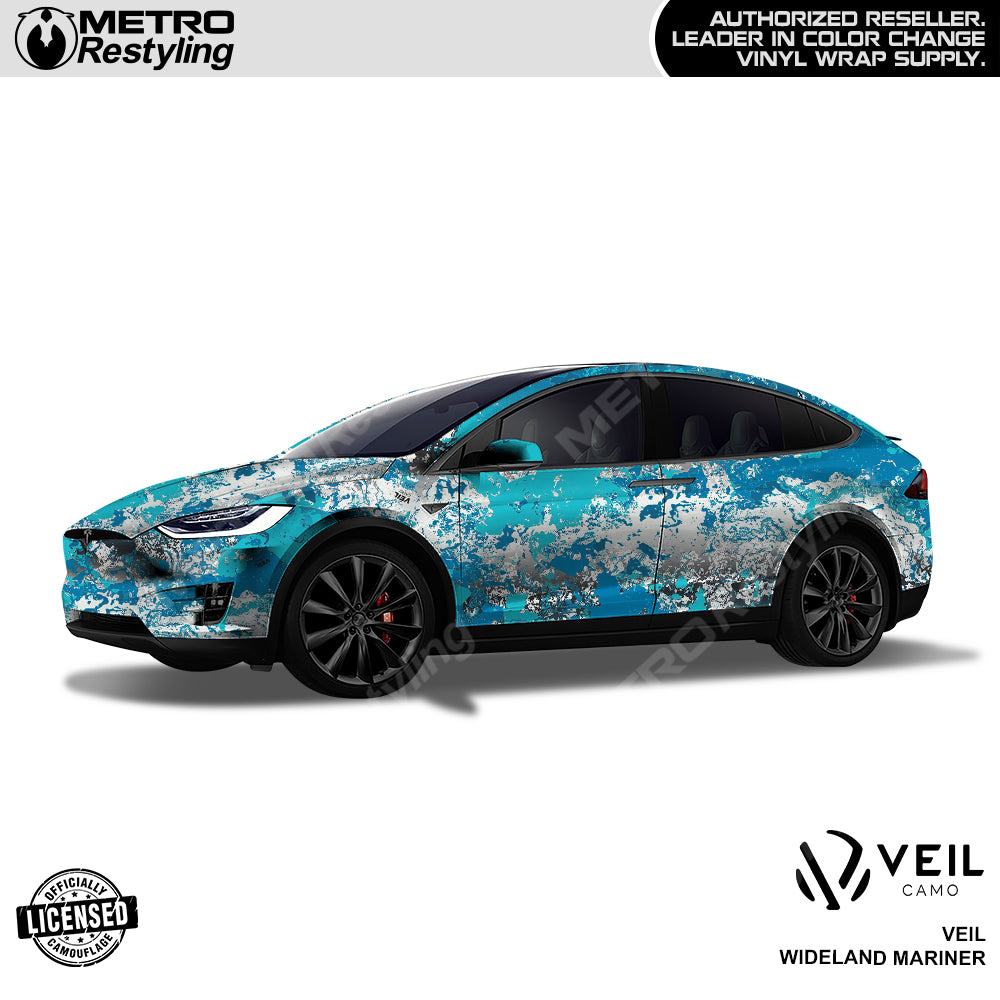 Veil Wideland Mariner Camo Car Wrap