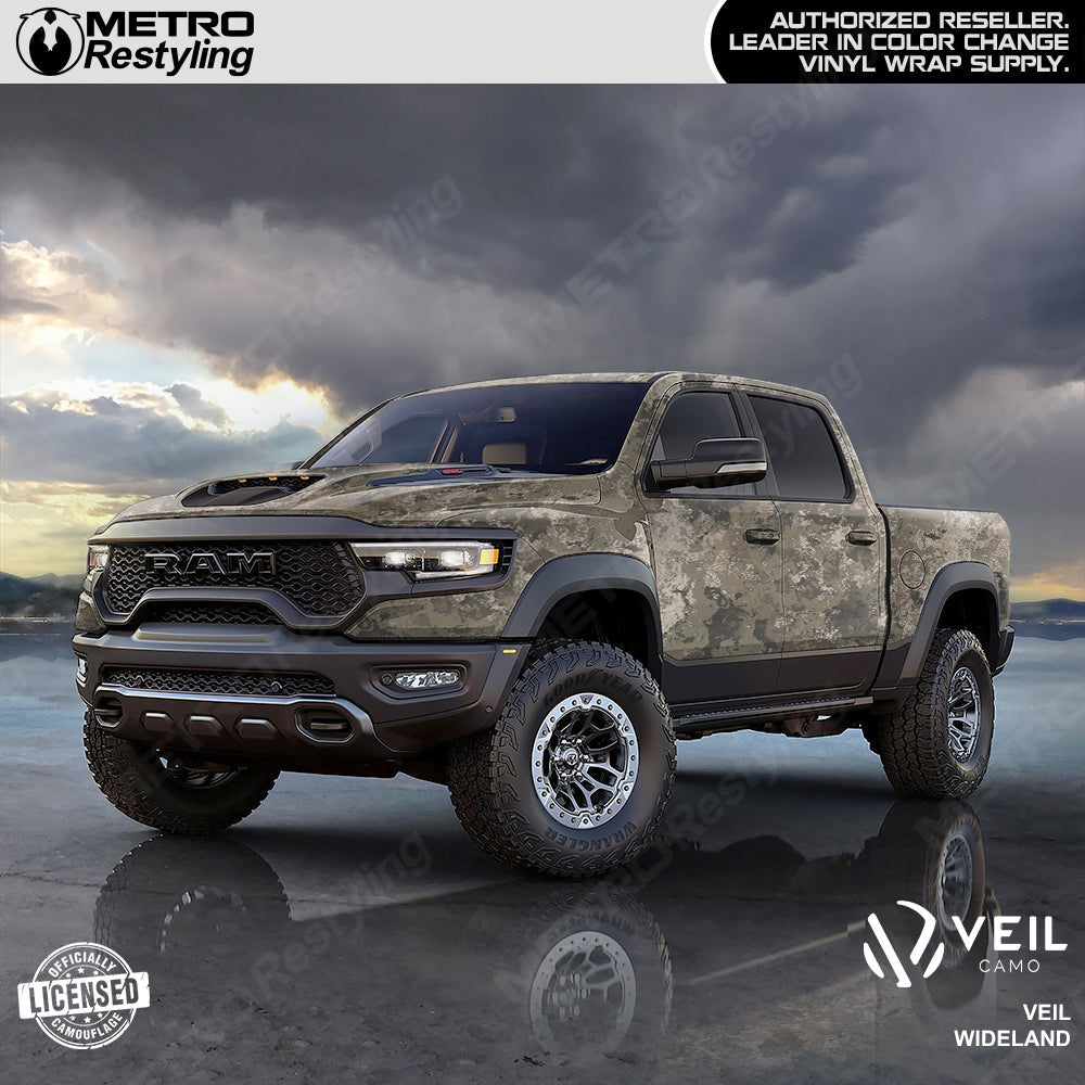Veil Wideland Camo Truck Wrap