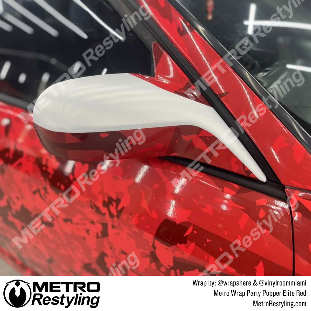 Metro Wrap Party Popper Elite Red Vinyl