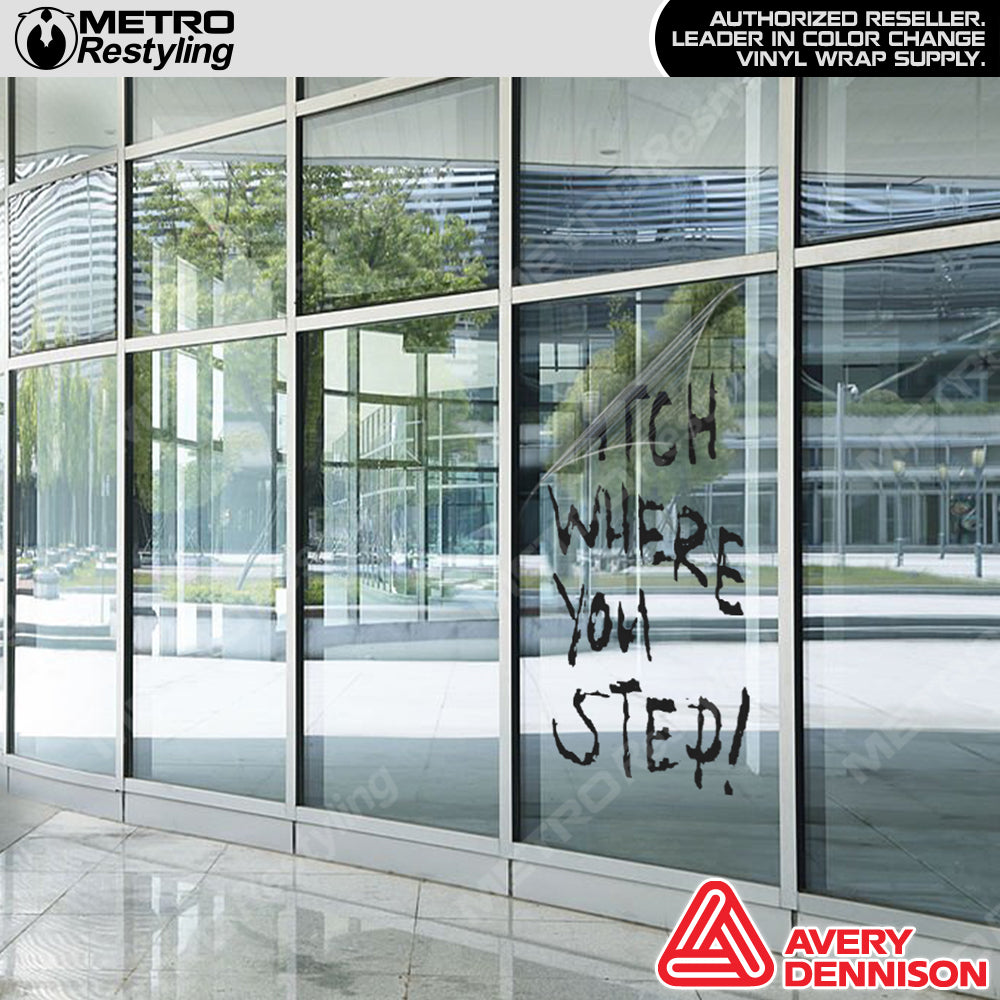 Clear Exterior Anti-Graffiti Window Film