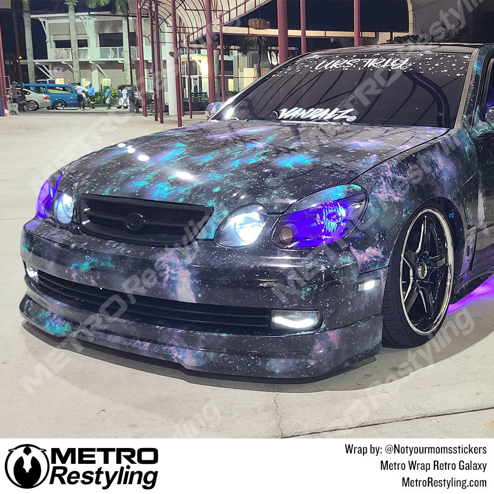 Metro Wrap Retro Galaxy Lexus Vinyl