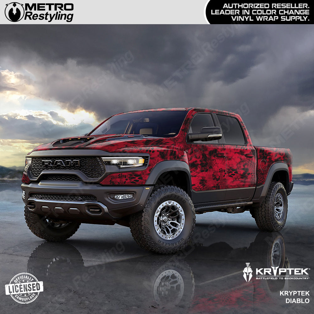 Kryptek Diablo Truck Wrap
