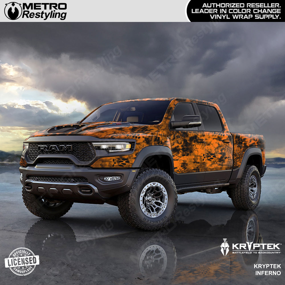 Kryptek Inferno Ram Truck Wrap