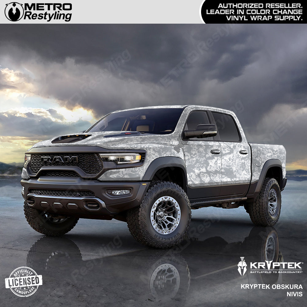 Kryptek Nivis Truck Wrap
