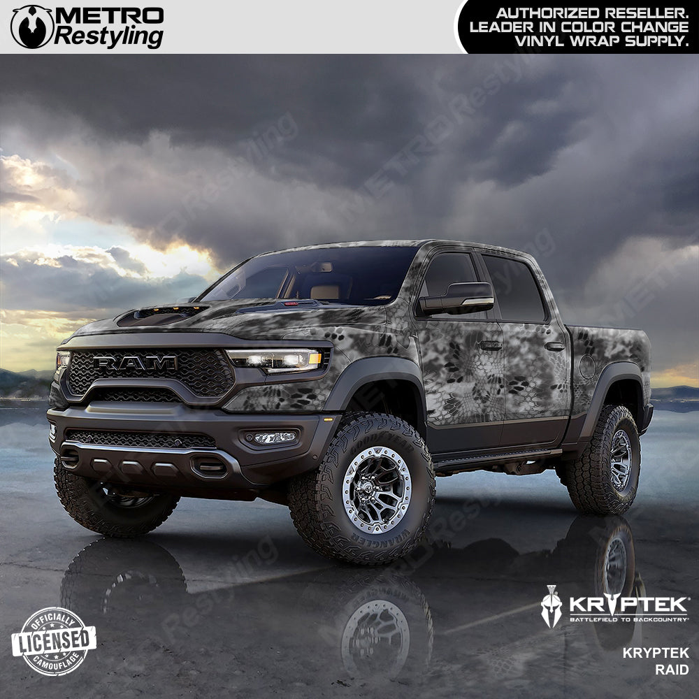 Kryptek Black Truck TRX Wrap