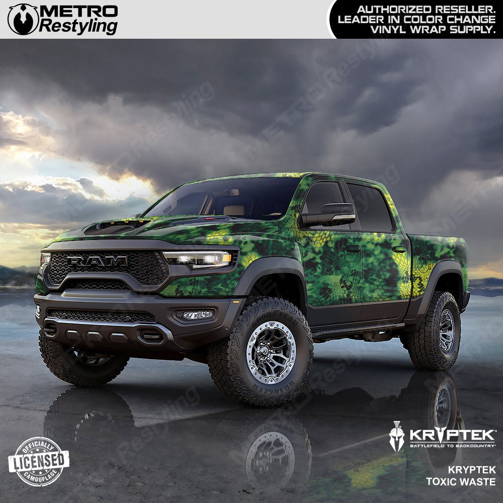 Kryptek Toxic Waste Truck Wrap