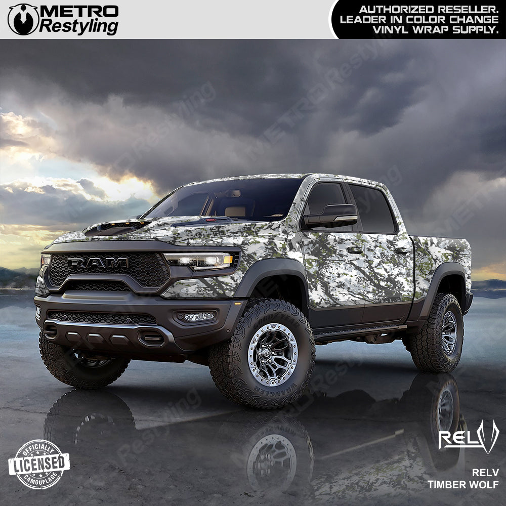 RELV Timber Wolf Ram Truck Wrap