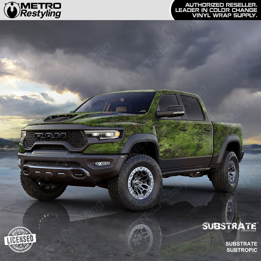 Substrate Green Truck Wrap