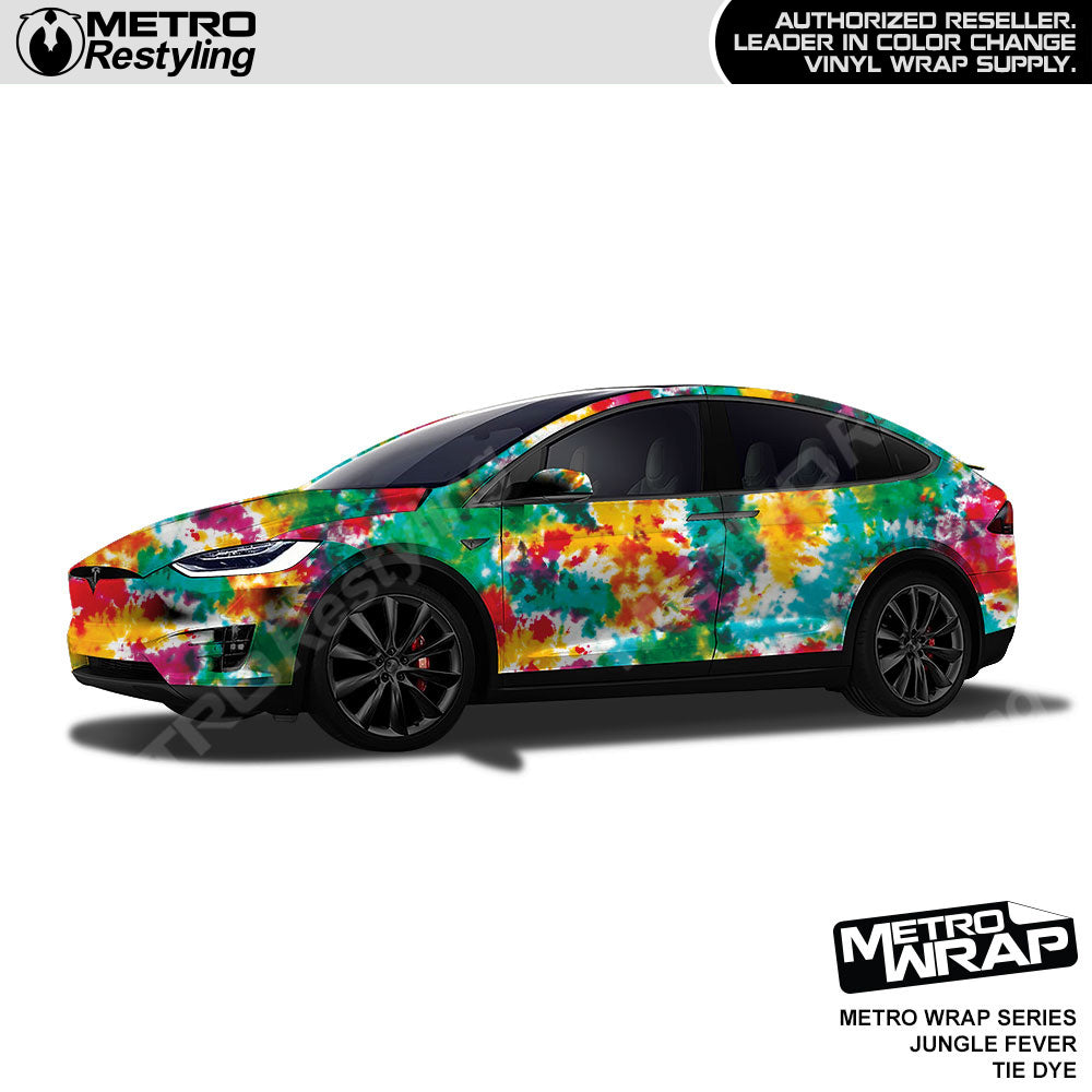 Metro Wrap Tie Dye Jungle Fever Vinyl Film