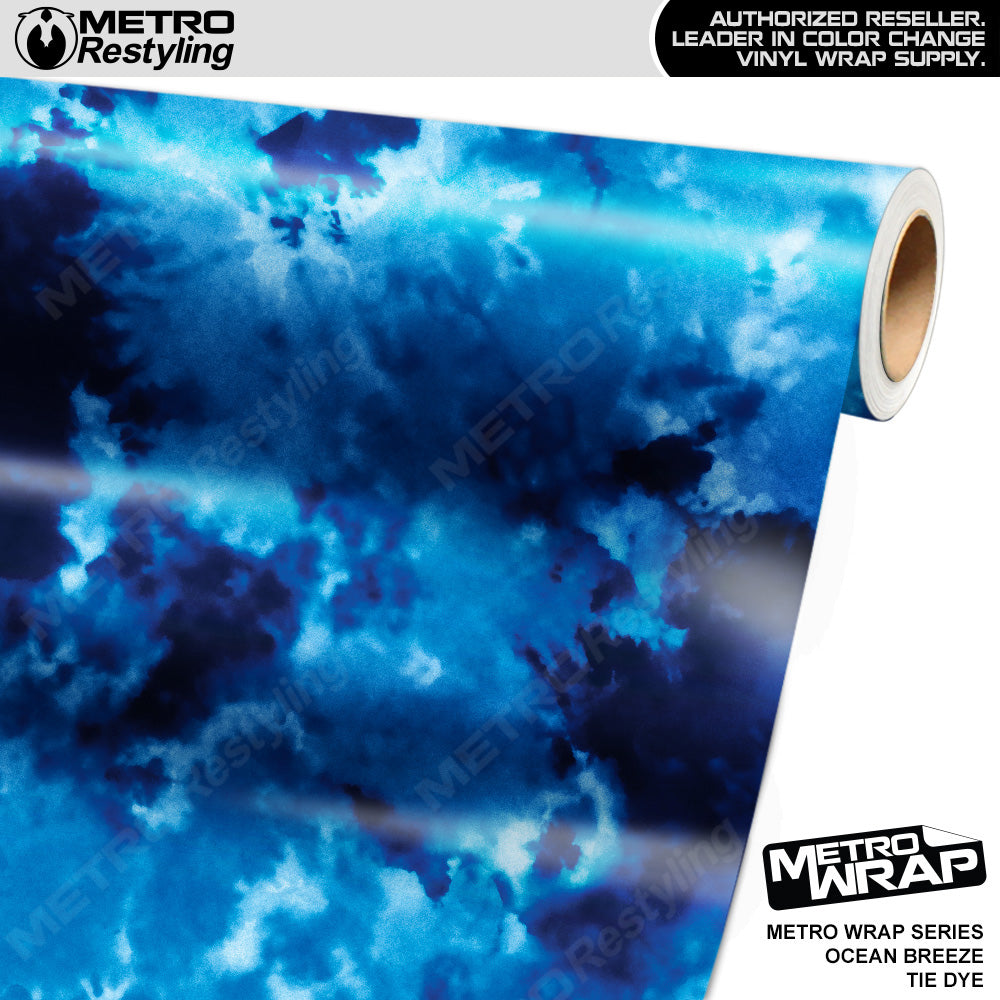 Metro Wrap Tie Dye Ocean Breeze Vinyl Film