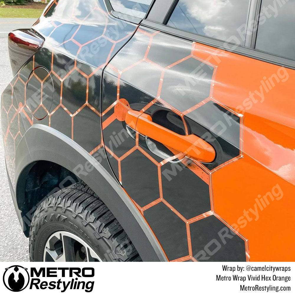 Metro Wrap Vivid Hex Orange Camouflage