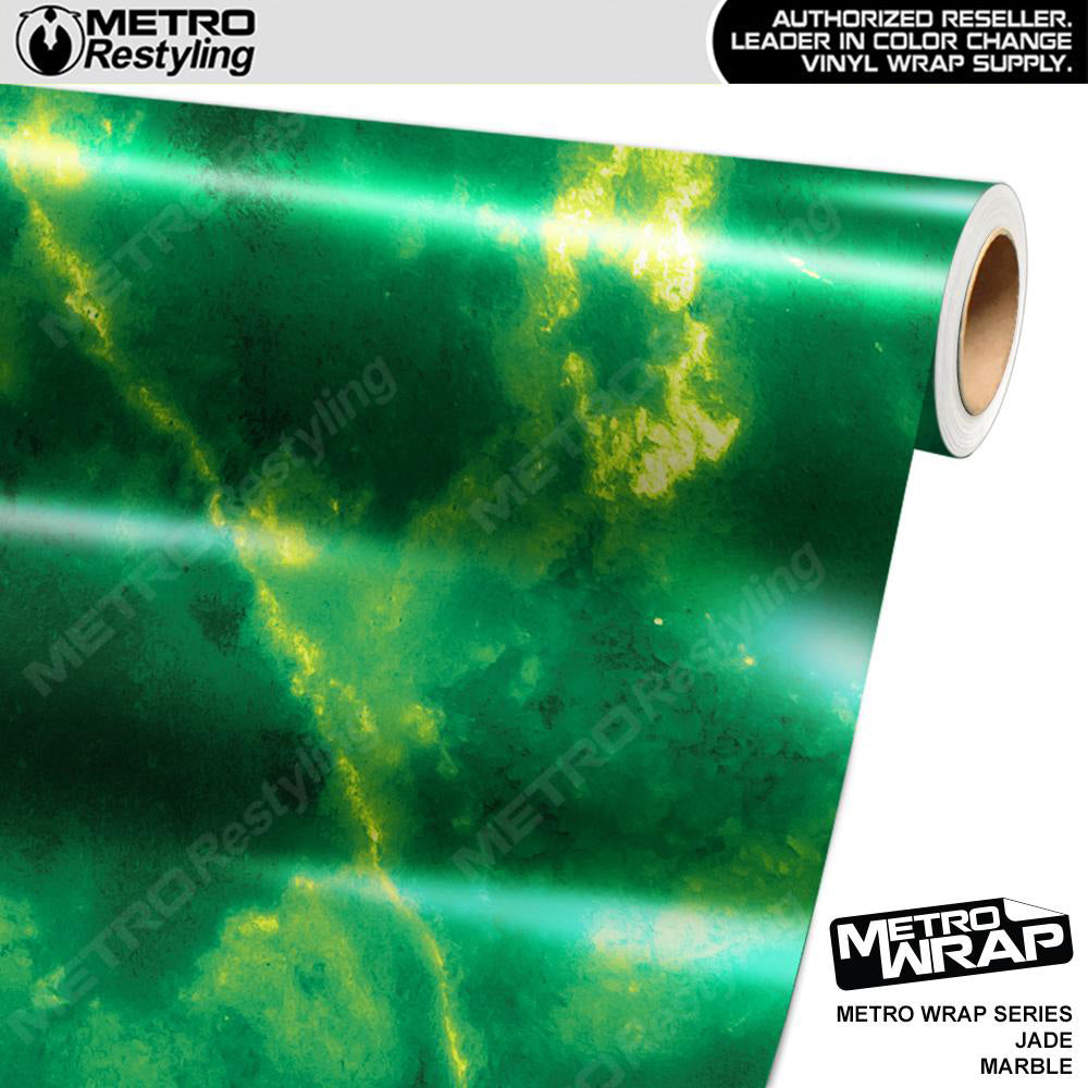 Metro Wrap Jade Marble Vinyl Film