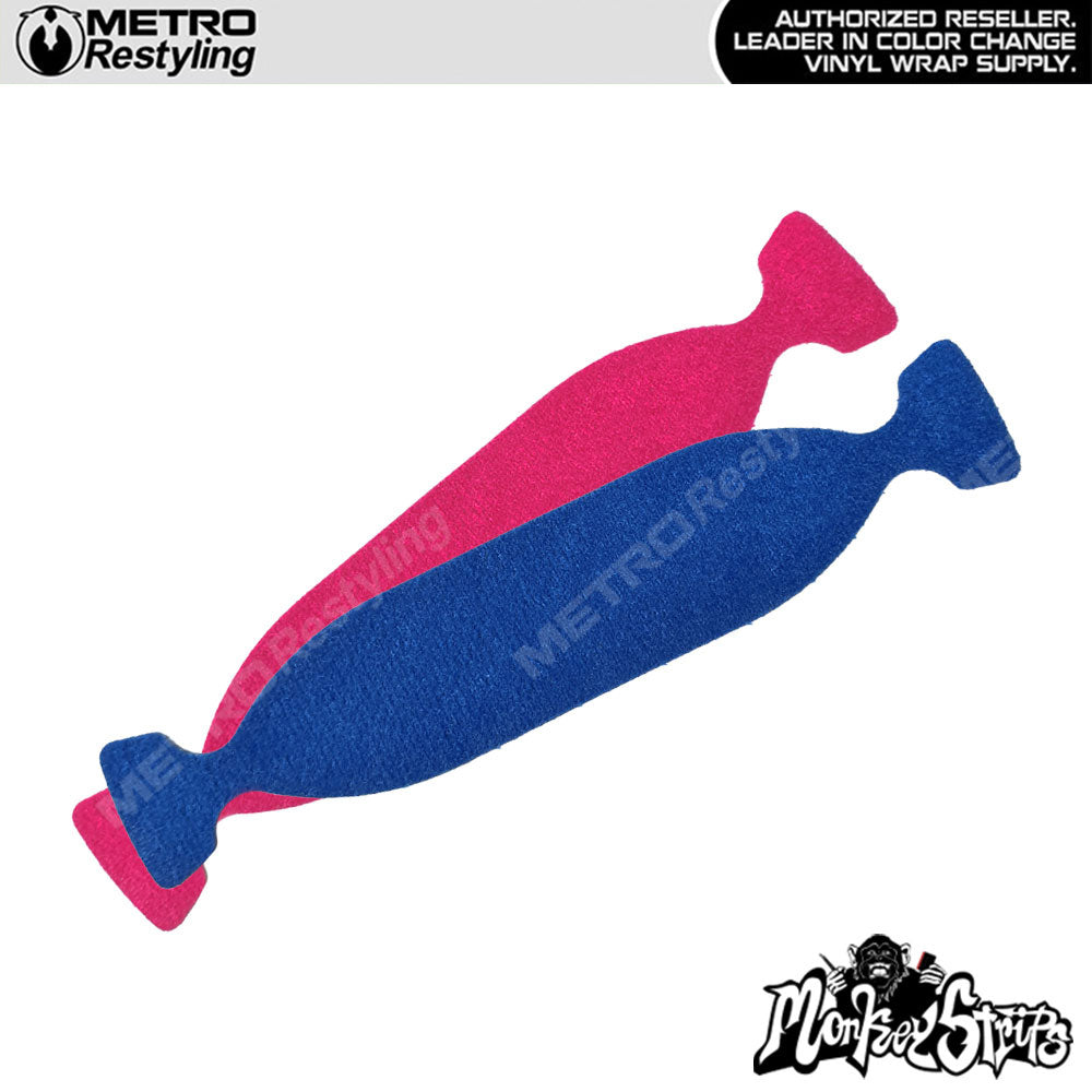 Monkey Strips Corner Game pink and blue