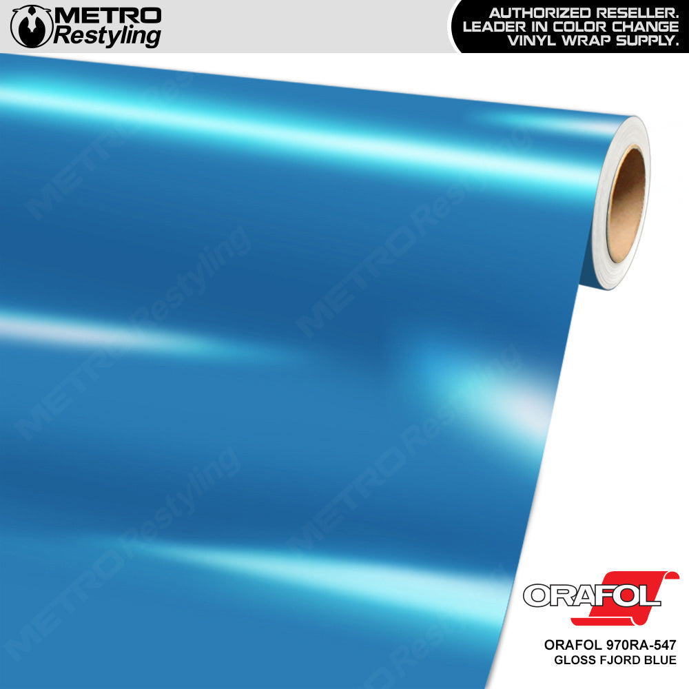 Orafol Gloss Fjord Blue Vinyl Wrap | Metro Restyling