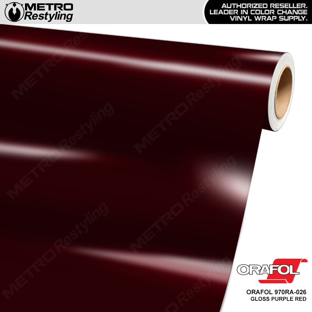 Orafol Gloss Purple Red Vinyl Wrap | Metro Restyling