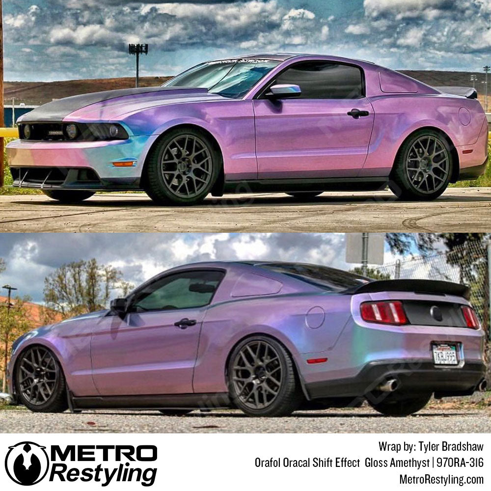 Gloss Amethyst Car Wrap