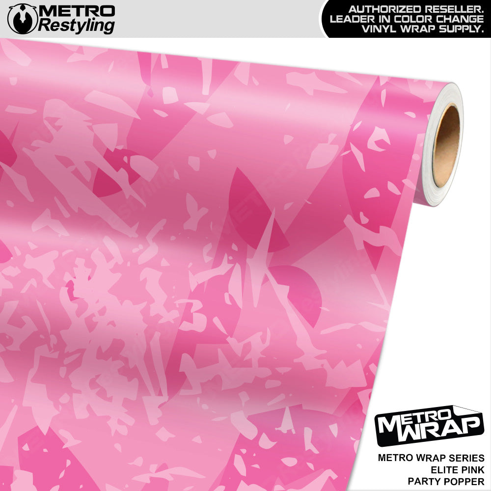 Metro Wrap Party Popper Elite Pink Vinyl Film