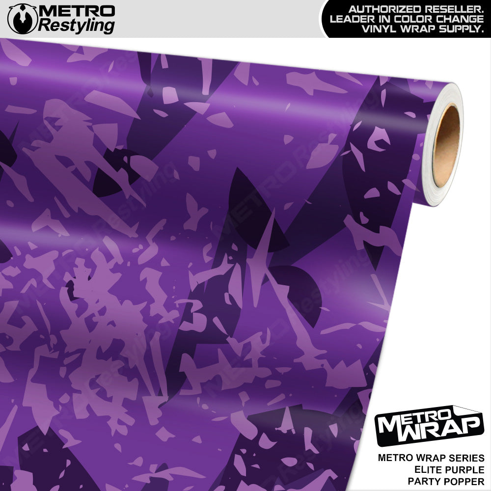Metro Wrap Party Popper Elite Purple Vinyl Film