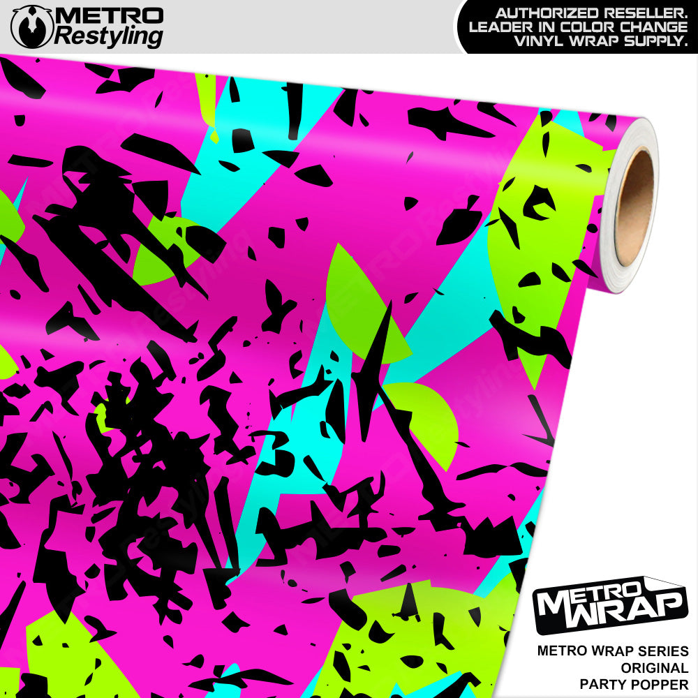 Metro Wrap Party Popper Original Vinyl Film