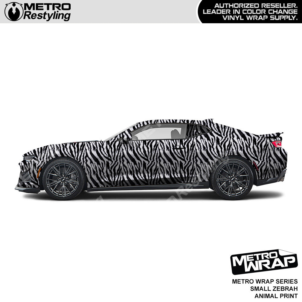 Metro Wrap Small Zebra Animal Print Vinyl Film