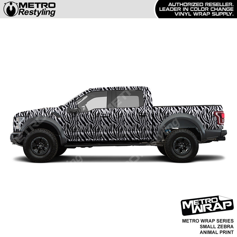 Metro Wrap Small Zebra Animal Print Vinyl Film