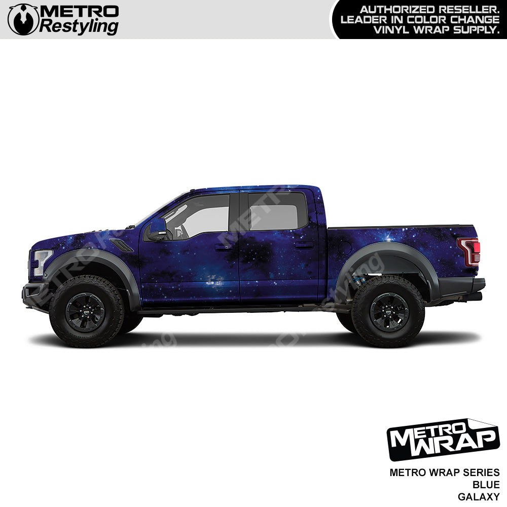 Metro Wrap Blue Galaxy Vinyl Film