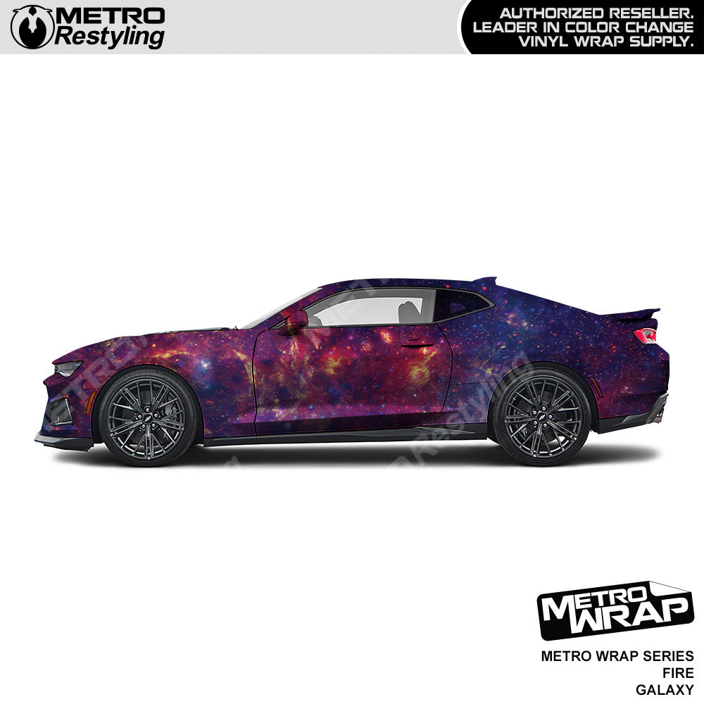 Metro Wrap Fire Galaxy Vinyl Film