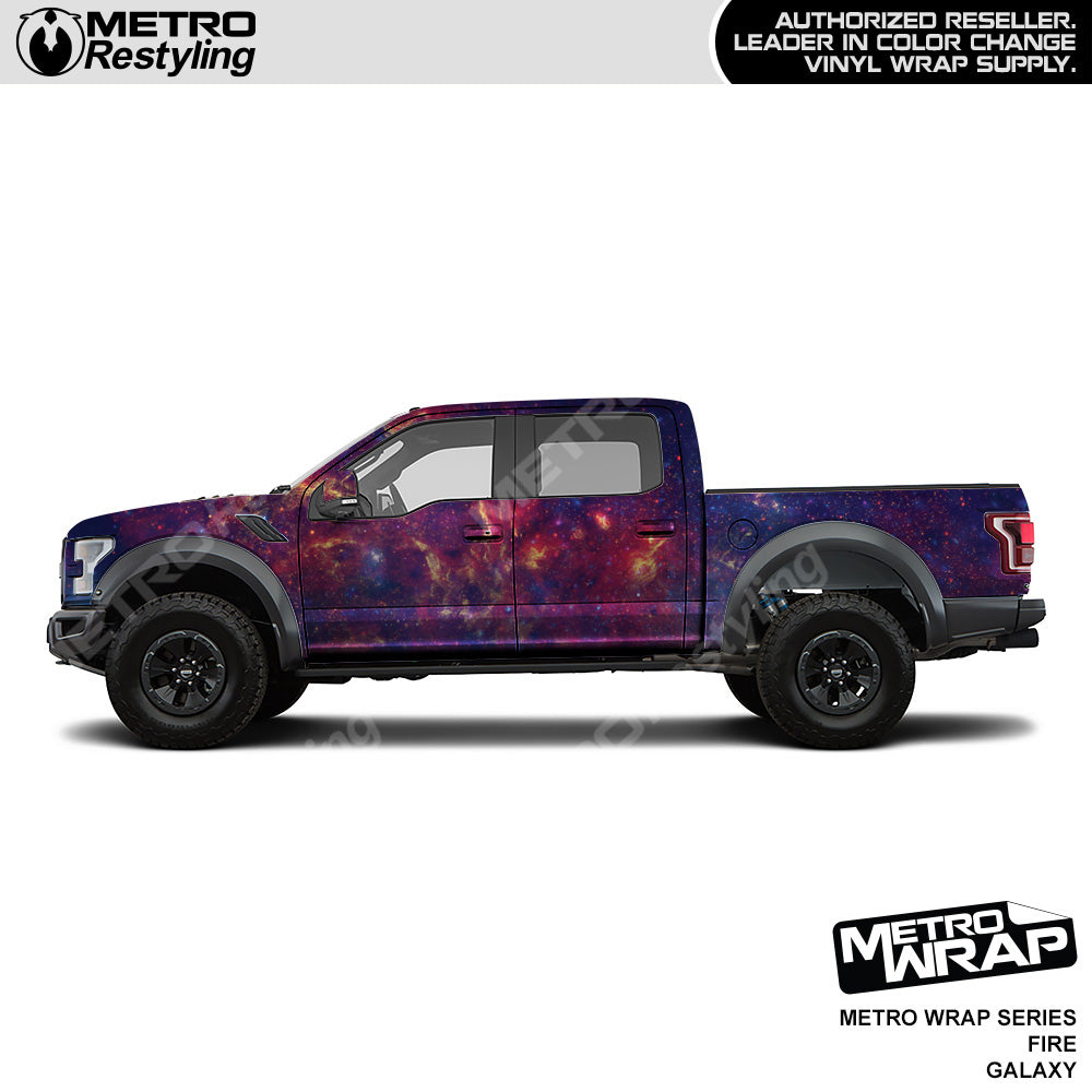 Metro Wrap Fire Galaxy Vinyl Film