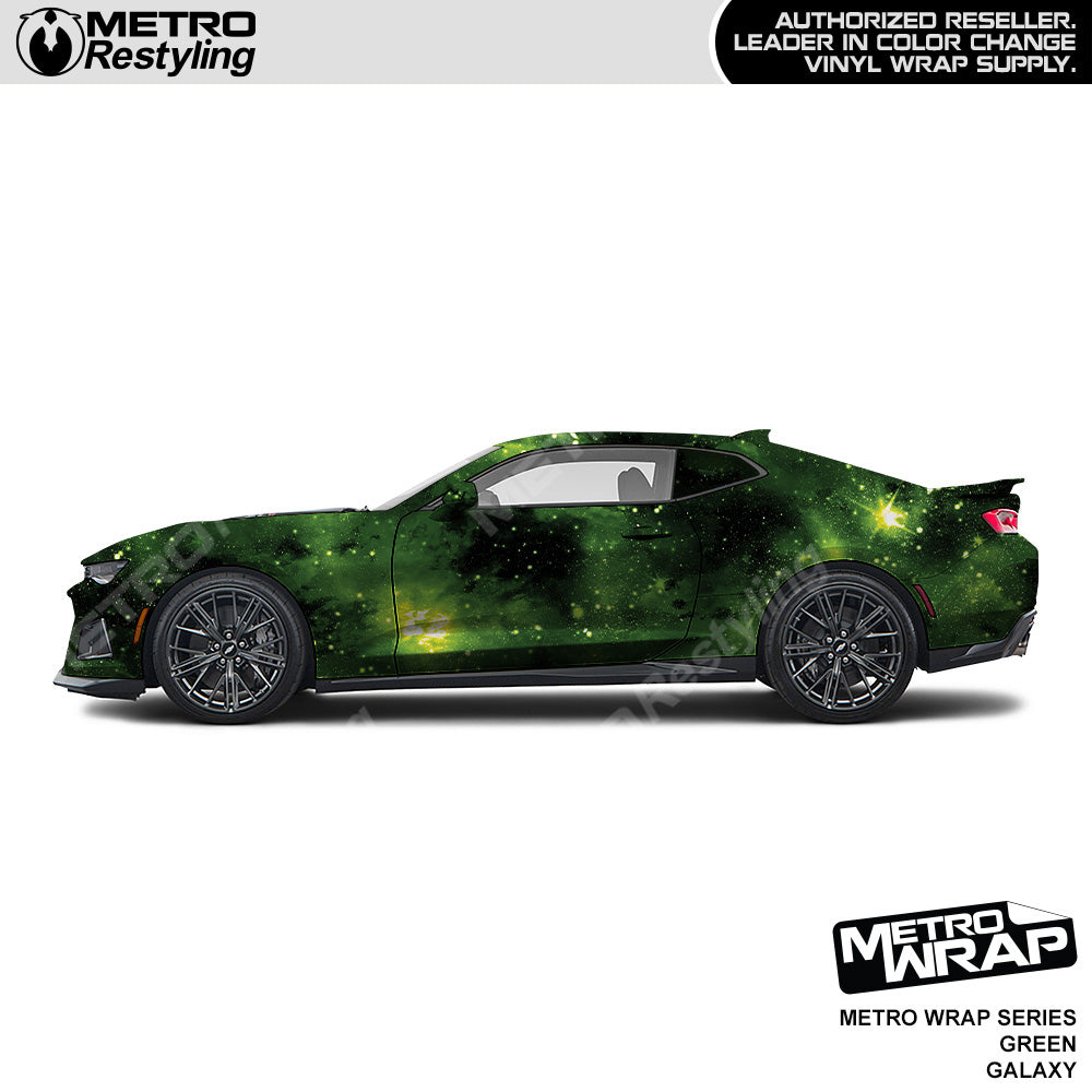 Metro Wrap Green Galaxy Vinyl Film