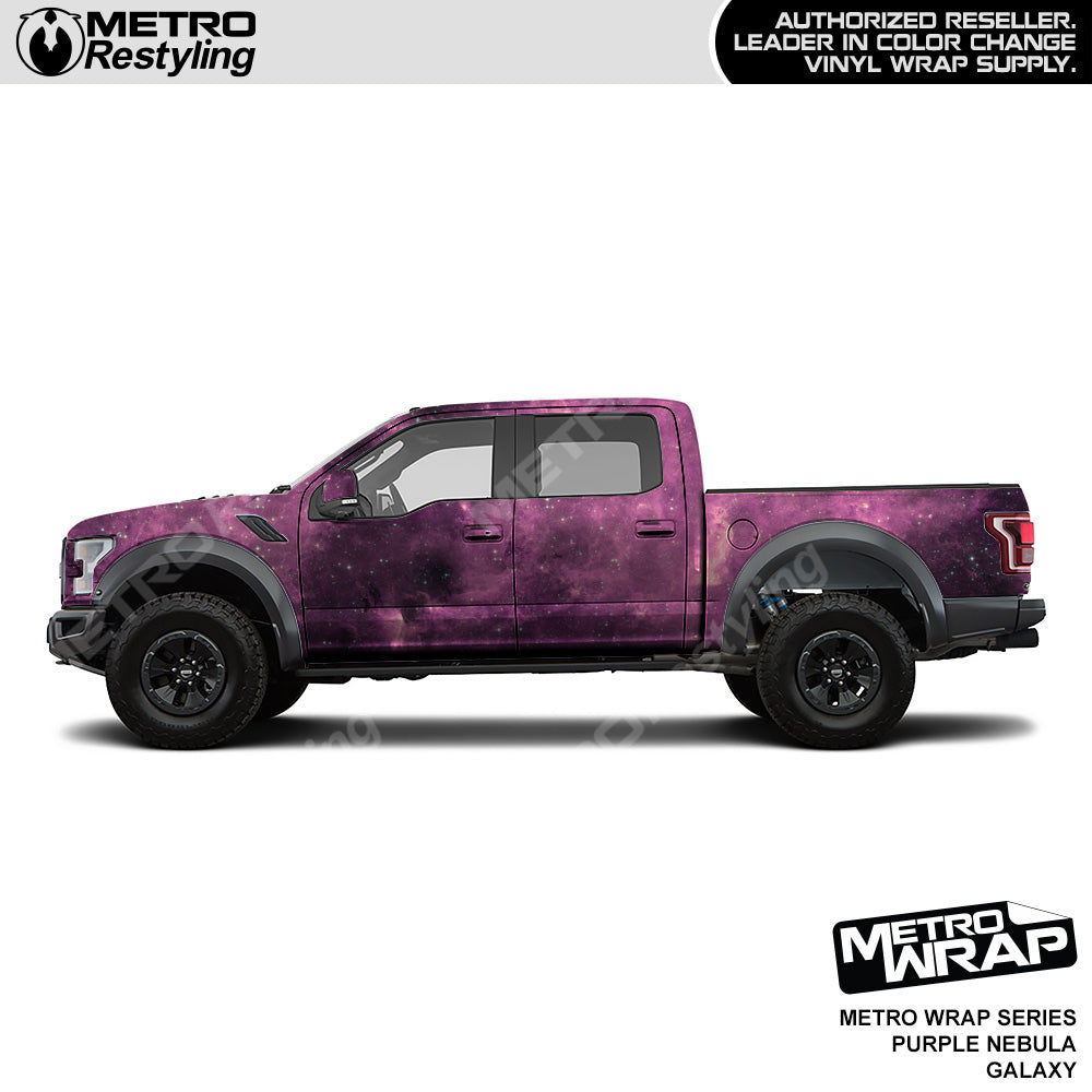 Metro Wrap Purple Nebula Galaxy Vinyl Film