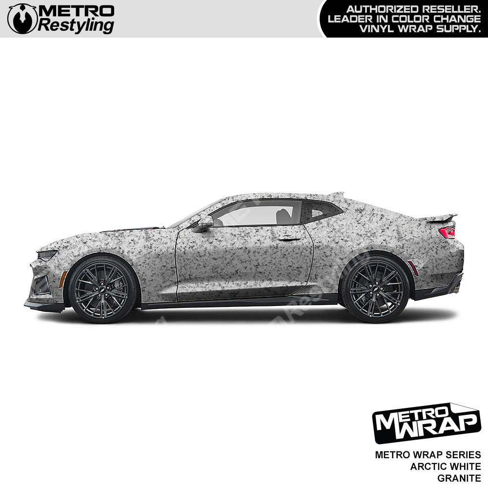 Metro Wrap Arctic White Granite Vinyl Film