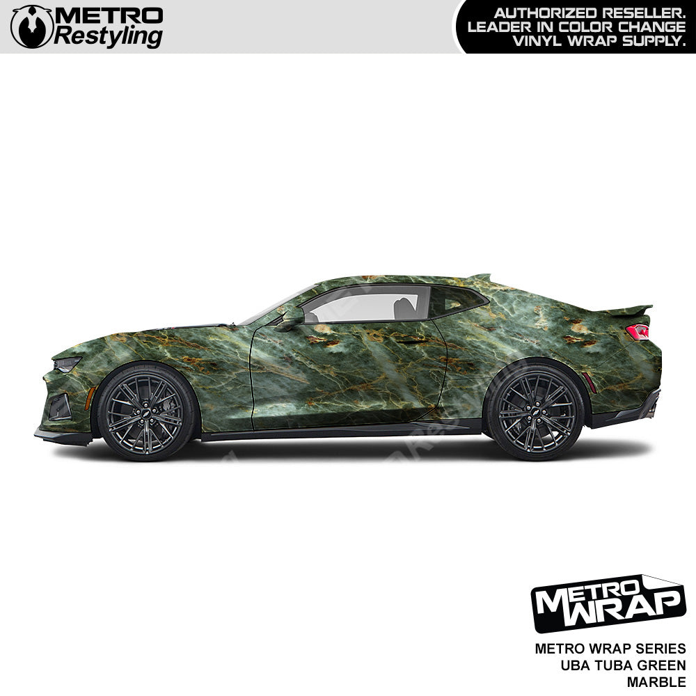 Metro Wrap Uba Tuba Green Marble Vinyl Film