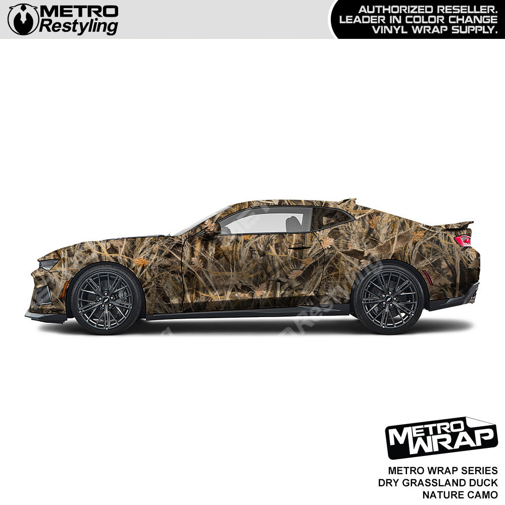 Metro Wrap HD Dry Grassland Duck Nature Camouflage Vinyl Film