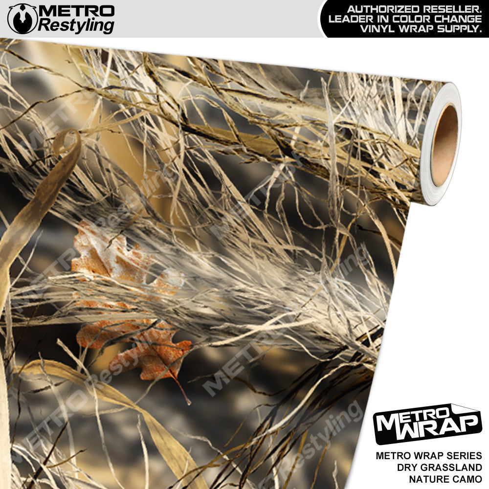 Metro Wrap HD Dry Grassland Nature Camouflage Vinyl Film