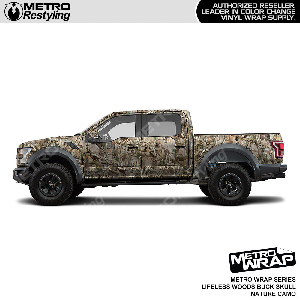 Metro Wrap HD Lifeless Woods Buck Skull Nature Camouflage Vinyl Film