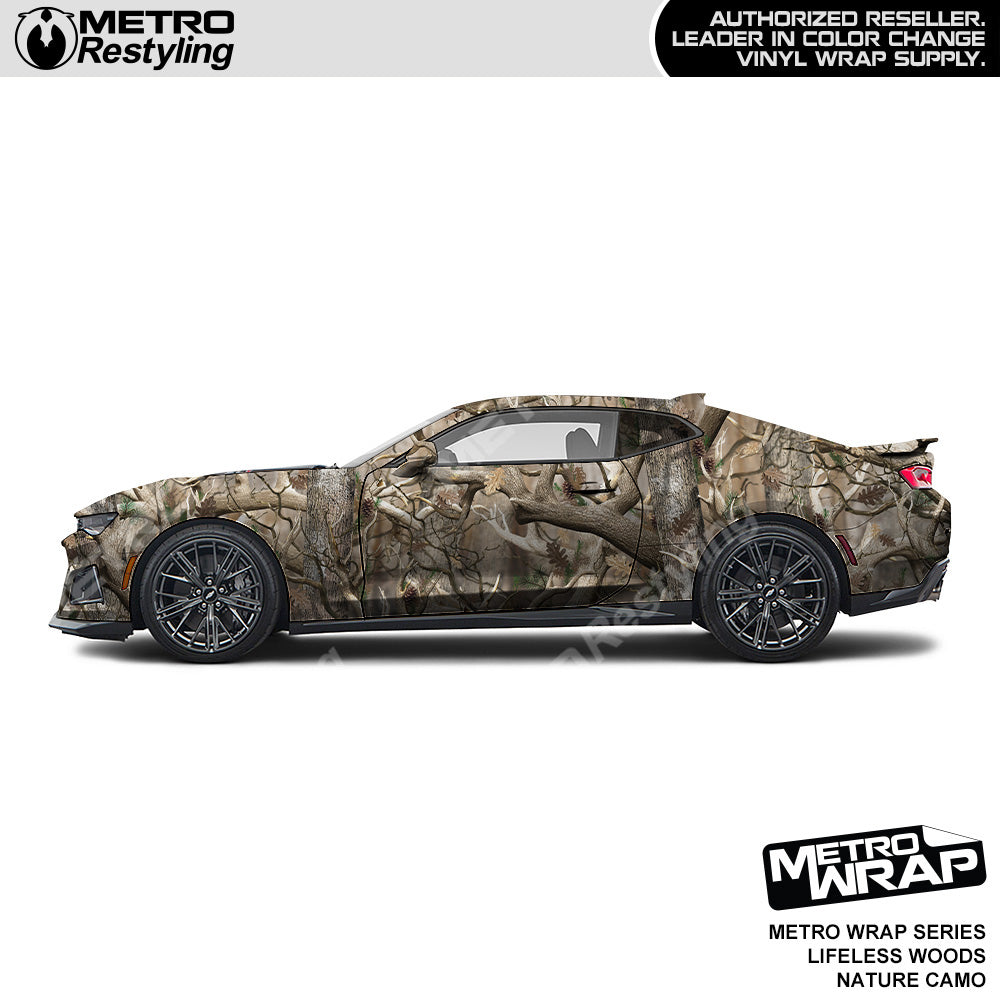 Metro Wrap HD Lifeless Woods Nature Camouflage Vinyl Film