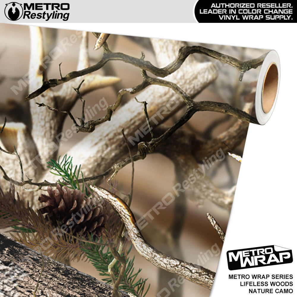 Metro Wrap HD Lifeless Woods Nature Camouflage Vinyl Film