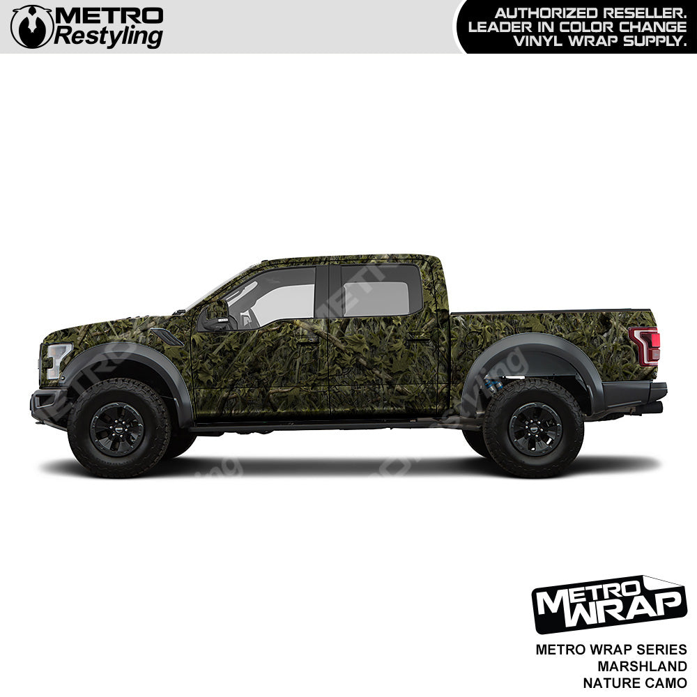 Metro Wrap HD Marshland Nature Camouflage Vinyl Film