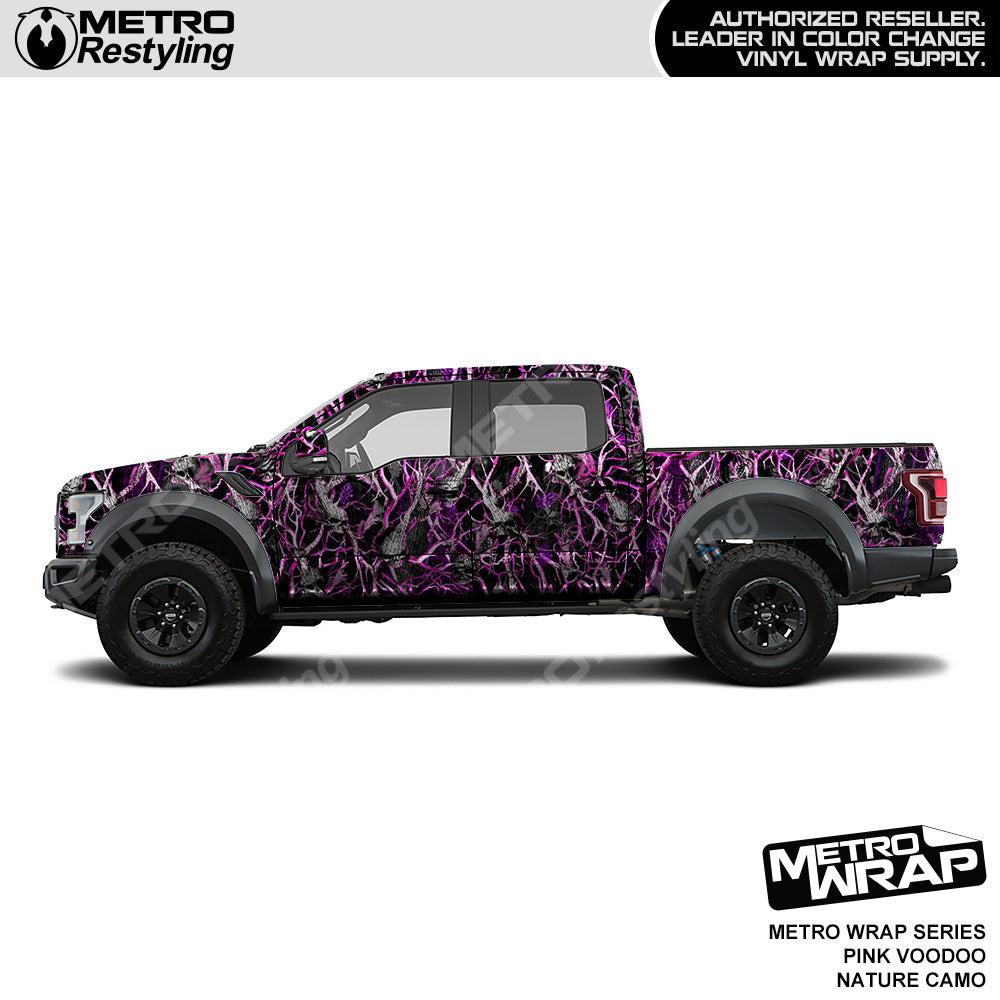 Metro Wrap HD Pink Voodoo Nature Camouflage Vinyl Film