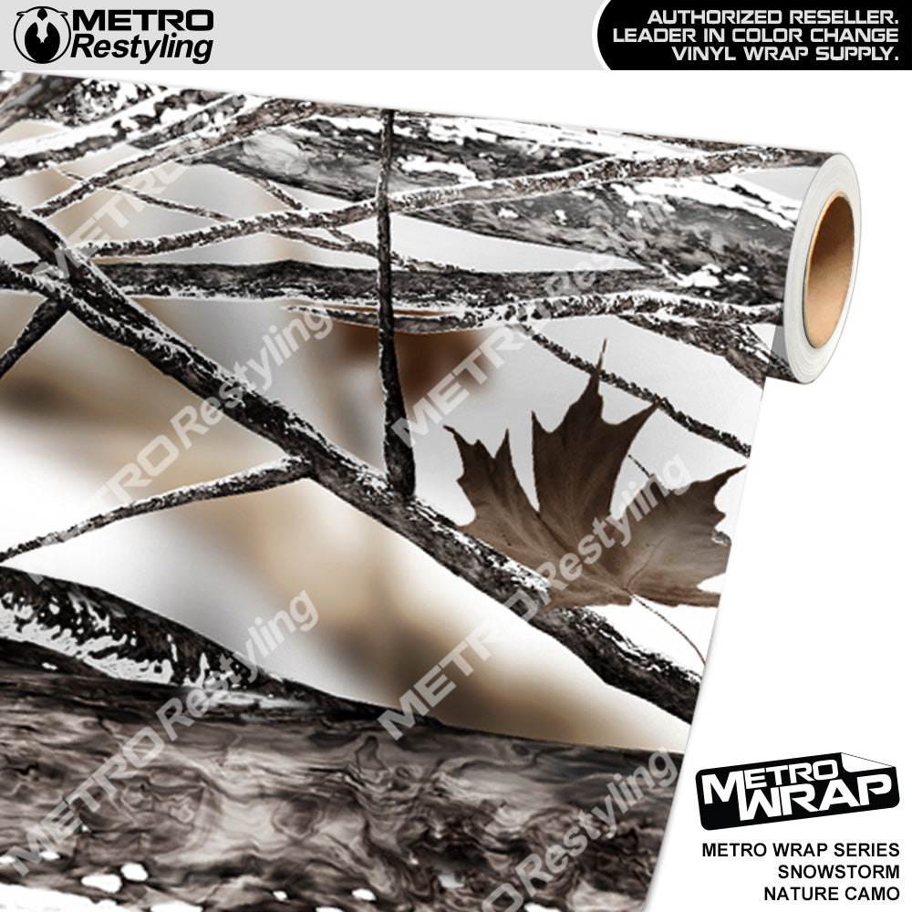 Metro Wrap HD Snowstorm Nature Camouflage Vinyl Film