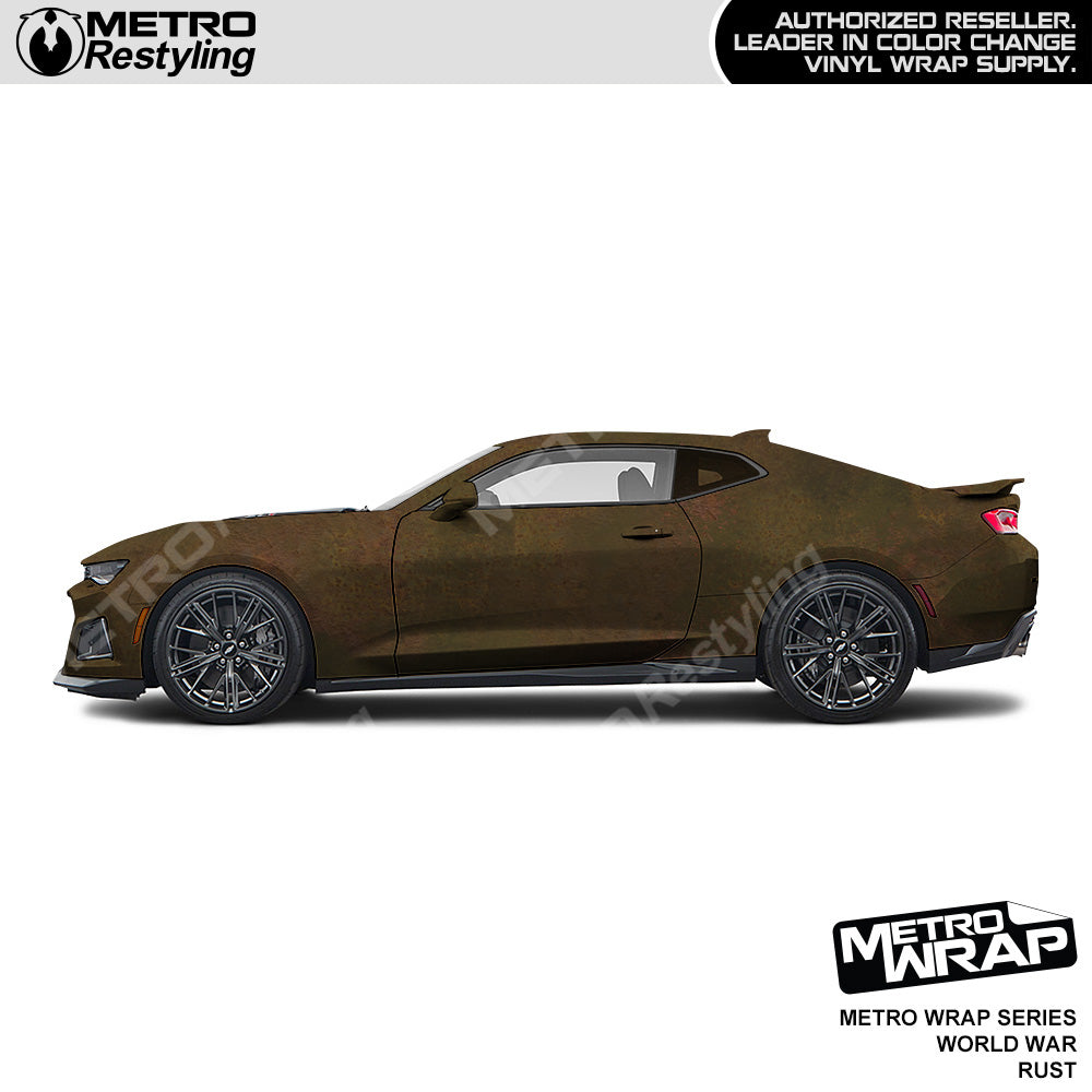 Metro Wrap World War Rust Vinyl Film