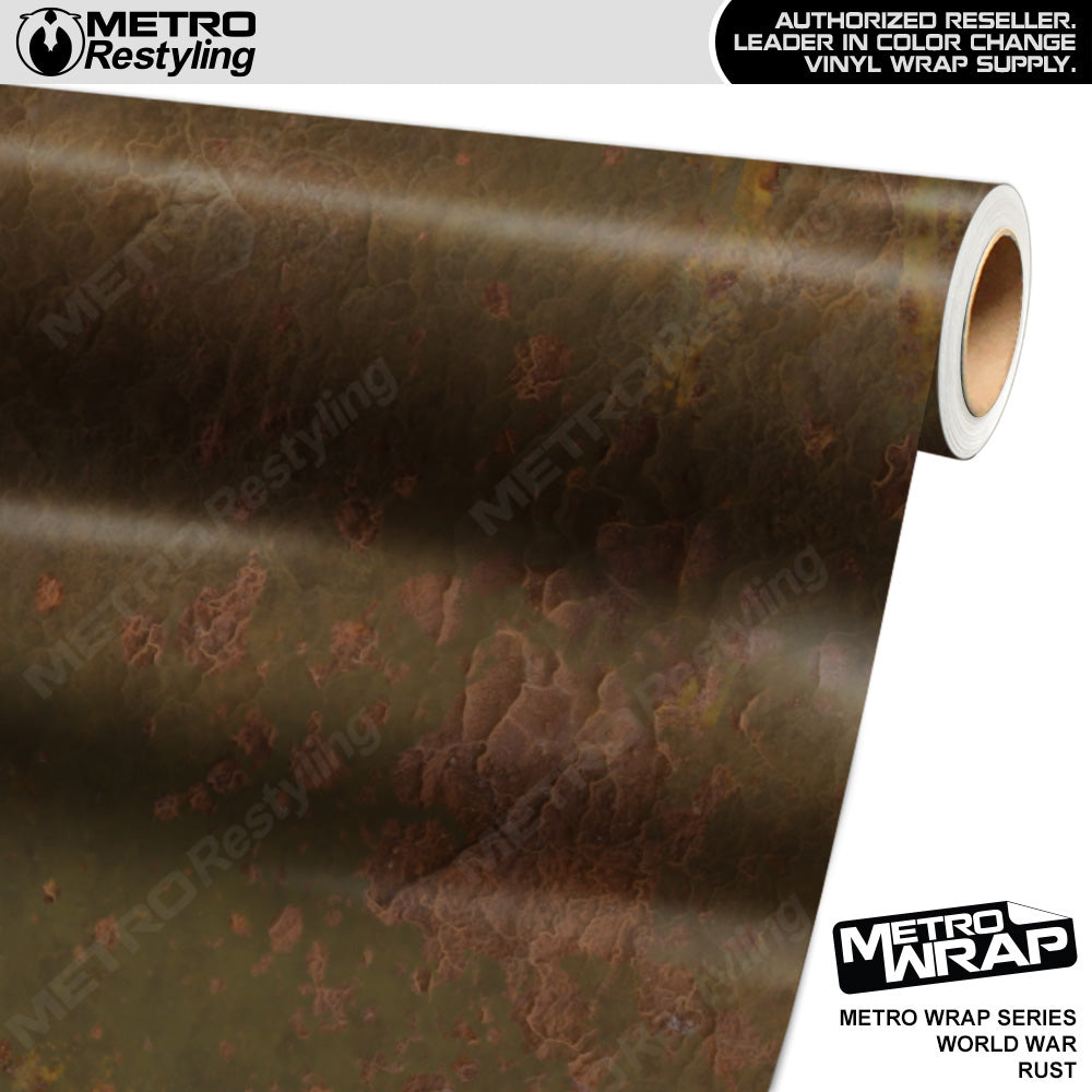 Metro Wrap World War Rust Vinyl Film