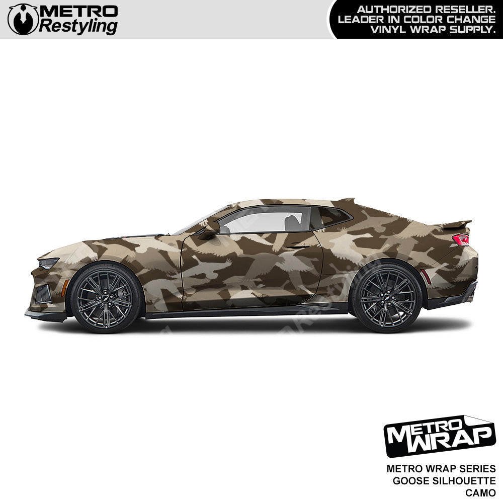 Metro Wrap Goose Silhouette Camouflage Vinyl Film