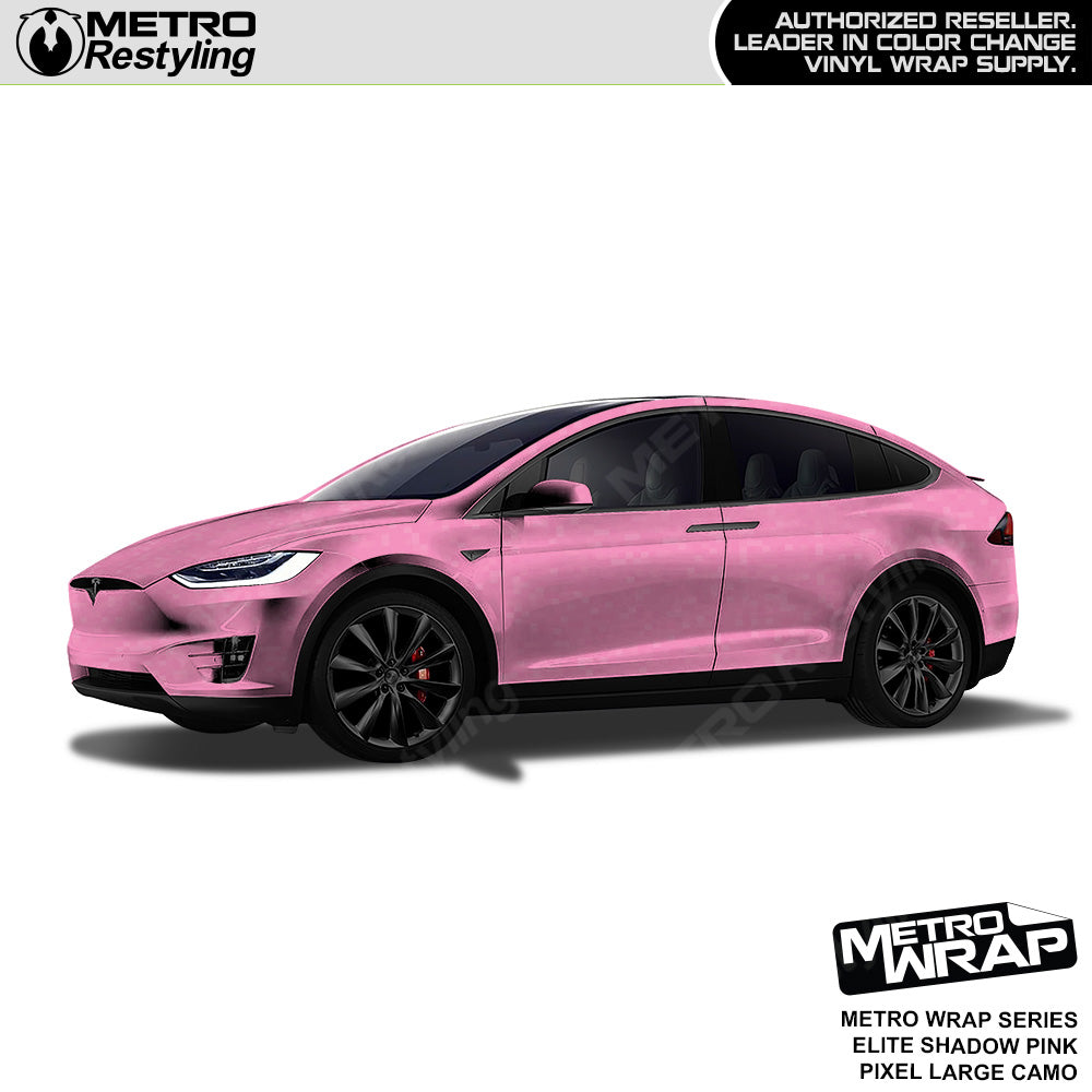 Metro Wrap Large Pixel Elite Shadow Pink Camouflage Vinyl Film