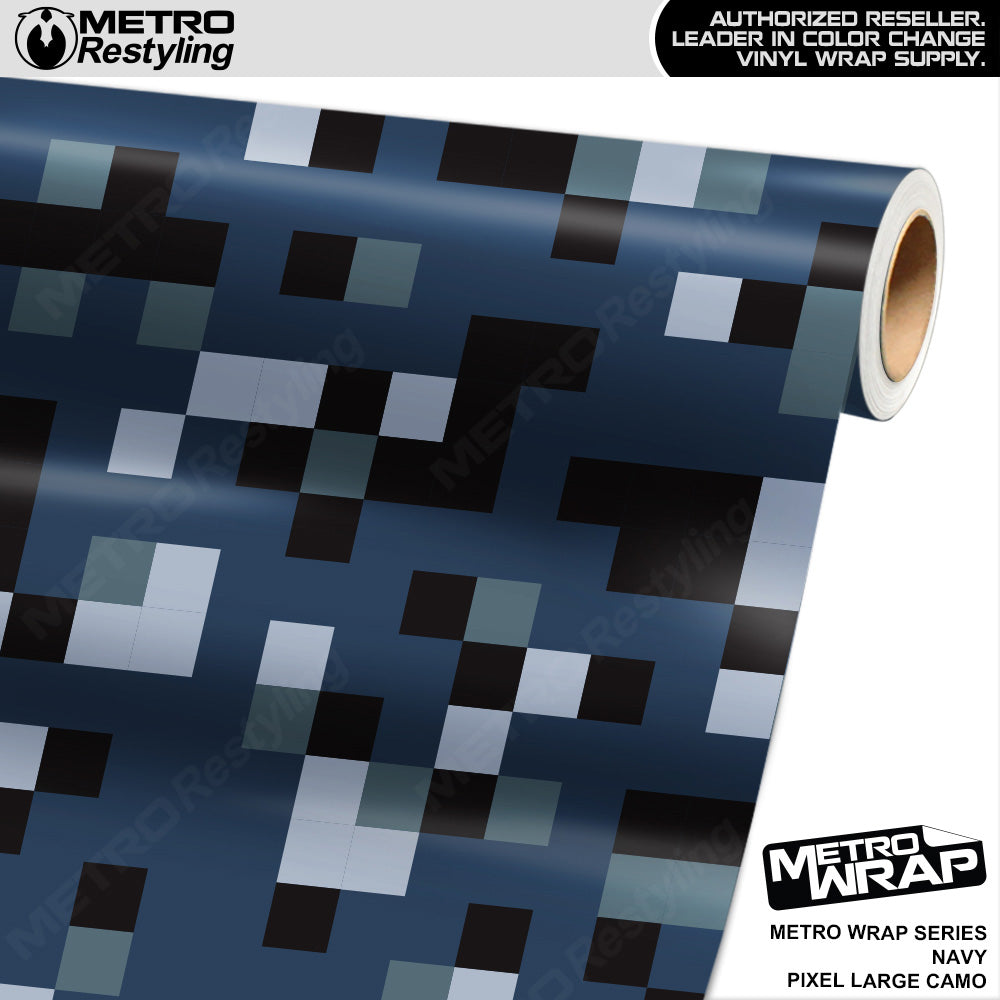 Navy Camouflage - Metro Wrap