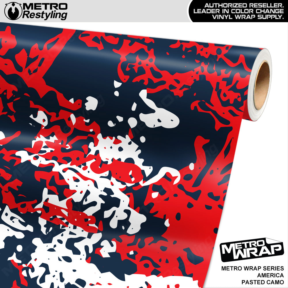 Metro Wrap Pasted America Camouflage Vinyl Film